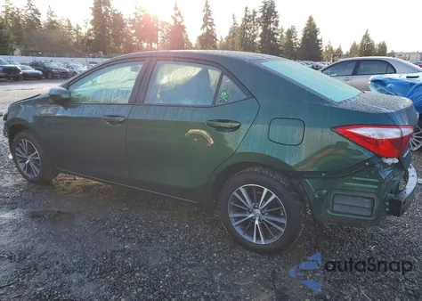 2016 Toyota Corolla L z USA, uszkodzony, nr VIN 2T1BURHE7GC587623